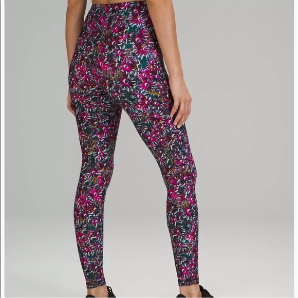 Lululemon Base Pace Fleece Lined Running Tights 28” inseam Sz 14 - Picture 2 of 11